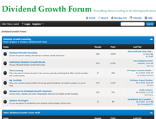 Tablet Screenshot of dividendgrowthforum.com